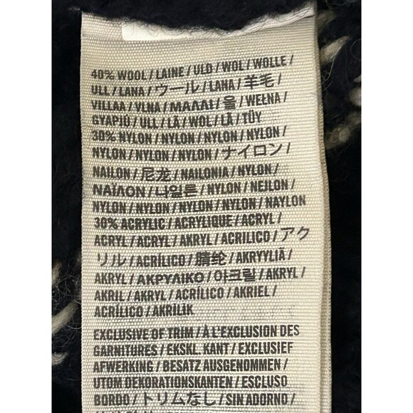 Abercrombie&Fitch Vintage Fair Isle Wool Blend Moose Sweater 90’s Large - Picture 4 of 7